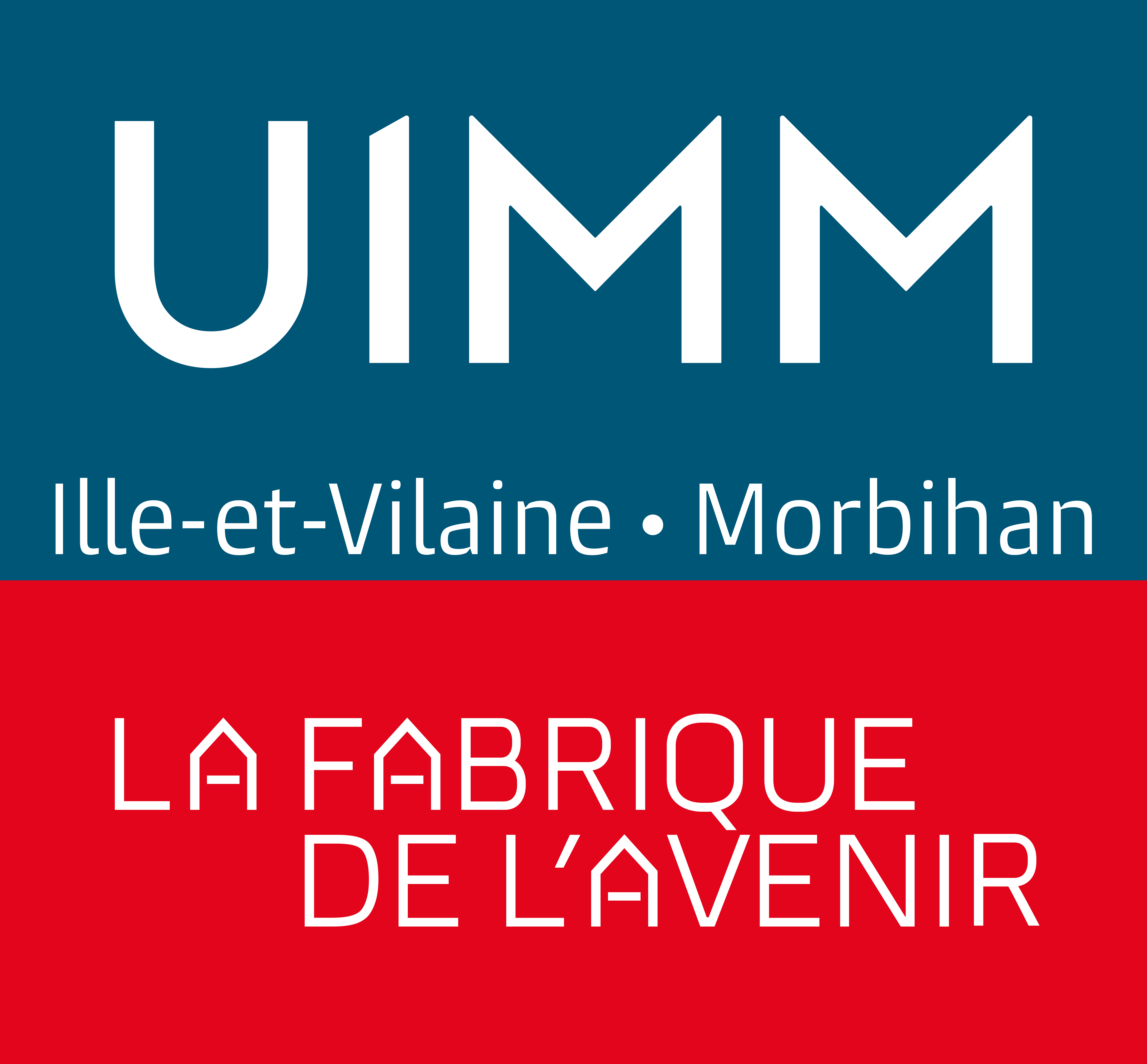 Logo de l'UIMM 35 56 - Syndicat de la métallurgie pour les départements d'Ille et Vilaine et du Morbihan.